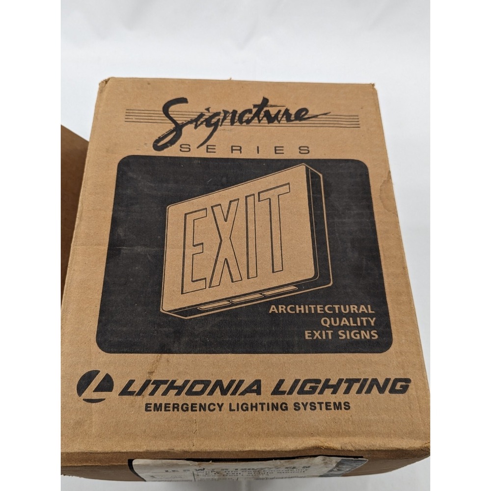 Lithonia LRP 1 GC 120/277 EL N PNL Red Letter Face